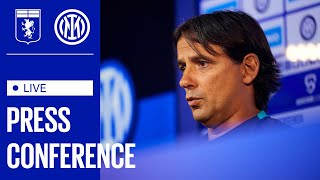 GENOA vs INTER  LIVE  SIMONE INZAGHI PREMATCH PRESS CONFERENCE  🎙️⚫🔵 SUB ENG [upl. by Aremus]