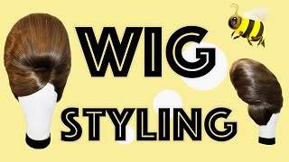 【WIG STYLING TUTORIAL】Beehive hair basic updo technique [upl. by Elazaro]