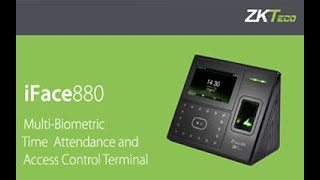 ZKTeco I Face 880 plus [upl. by Nasya]