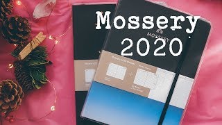 Mossery weekly planner flip through 2020  vertical and horizontal [upl. by Acyssej]