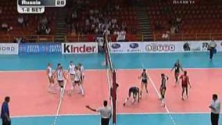 Peru vs Russia Copa Alassio voley 2006 preliminar [upl. by Marven]