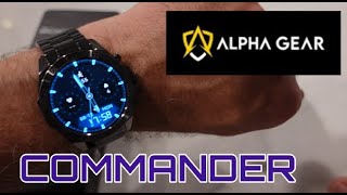 The Commander Smartwatch By AlphaGear Amazing Smartwatch [upl. by Slemmer748]