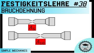 Festigkeitslehre 38 Besonderheit der Bruchdehnung [upl. by Randy]