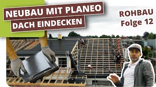 Dach eindecken und Dachrinnen montieren 12 [upl. by Milore]