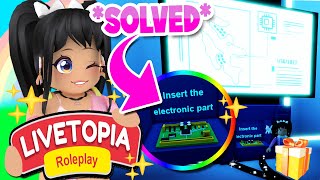 SOLVED MICROCHIP ACTIVATED at SCHOOL in LIVETOPIA Roleplay roblox [upl. by Nodnarb211]