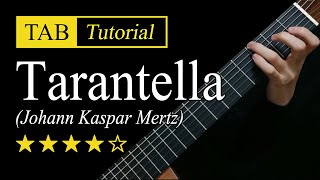 Mertz Tarantella  Guitar Lesson  TAB [upl. by Eidde975]