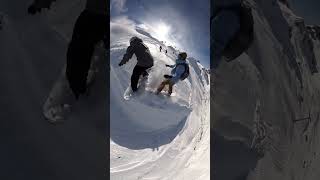 Skifahrer haben die Klippe nicht kommen sehen Quelle galdoronconstruction auf IG [upl. by Esiole449]