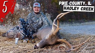 Pike County Illinois Crossbow Rut Hunt at Hadley Creek Outfitters BUCK AND DOE DOWN [upl. by Teteak13]