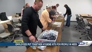 Fiserv employees create 500 hygiene kits ahead of Project Connect Lincoln event [upl. by Halstead]