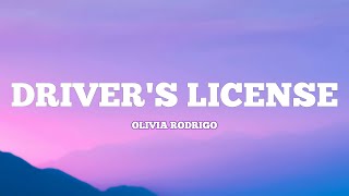 Drivers License  Olivia Rodrigo Lyrics [upl. by Morissa270]