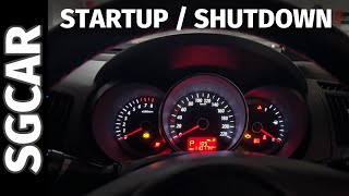 2009 KIA Cerato Forte 16 EX TD 웰컴시동  Startup Shutdown Sequence [upl. by Yrac]