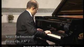 S Rachmaninoff Elegie Op 3 N° 1  Andrea Trovato piano [upl. by Jamila946]