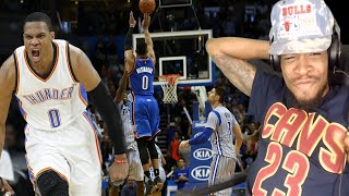 NASTIEST BUZZERBEATER EVER RUSSELL WESTBROOK TOP 10 DUNKS amp PLAYS REACTION [upl. by Wat]