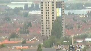 Netherfields Middlesbrough Flats being Demolished [upl. by Raynor318]