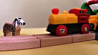 Kinderfilm  Spielzeug aus Holz  Auf dem Bauernhof  Brio toys [upl. by Ycnalc]