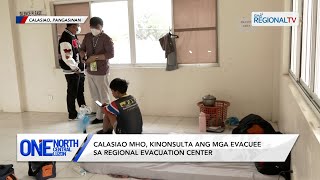 One North Central Luzon Calasiao MHO kinonsulta ang mga evacuee sa Regional Evacuation Center [upl. by Tj]