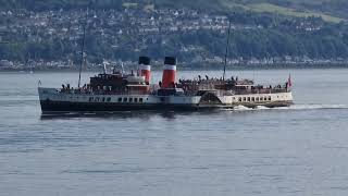 Wee trip Doon the Watter the Waverley returning home to Glasgow from Kilcreggan [upl. by Addam200]