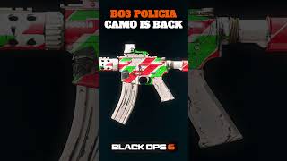 BLACK OPS 6  How to Get Policia BO3 Camo [upl. by Neehar174]