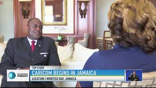 CARICOM BEGINS IN JAMAICA [upl. by Sair]