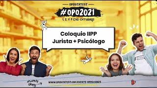 OPO2021  Coloquio de Instituciones Penitenciarias Jurista  Psicólogo [upl. by Llerroj]