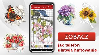 Zobacz jak telefon ułatwia haftowanie [upl. by Pasia723]