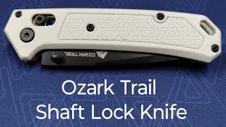 5 Ozark Trail Shaft Lock Knife From Walmart [upl. by Eileme]