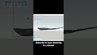 LEARN SKETCHUP IN A MIN PART 1 [upl. by Atikal276]