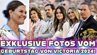 Kronprinzessin Victoria strahlt vor Glück Exklusive Fotos vom Geburtstag der Kronprinzessin 2024 [upl. by Rebmyk908]