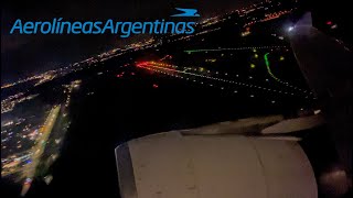 Aerolineas A330 Evening Takeoff from Rome Fiumicino FCO [upl. by Dnalel]