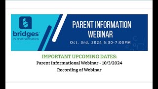 RUSD  Bridges 3rd Edition Parent Information Webinar [upl. by Pippo]