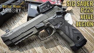 Sig Sauer P226 XFIVE Legion 9mm Pistol Review [upl. by Lemmy]