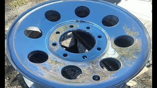 How To Sand And Polish Aluminum Rim To Mirror Finish [upl. by Bobbee816]