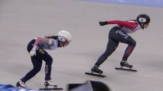 201617 Short Track World Cup 4 Ladies 500m Semifinals Heat 1 Gangneung 최민정 [upl. by Parrie]