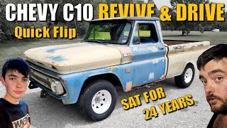 Sitting 24 YearsWill This C10 SHORTBED Run and Drive Again [upl. by Clarice]