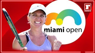 Simona Halep ASALTATA de fani la WTA Miami 2024  AUTOGRAFE SI POZE pentru fani [upl. by Thorny]