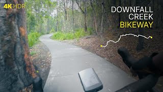 Downfall Creek Bikeway  POV Cycling Video [upl. by Sokin]