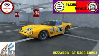 Bizzarrini GT 5300 Corsa  Craigantlet Hill Climb  Assetto Corsa [upl. by Kyne]