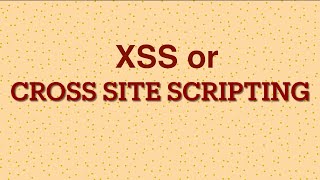 Unmasking Cross Site Scripting [upl. by Beshore]