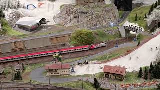 TRENI in transito al PLASTICO MINIATUR WUNDERLAND  AMBURGO 🇩🇪 [upl. by Culver]