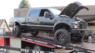 Powerstroke 64 Dyno zf6 6spd [upl. by Marlo]