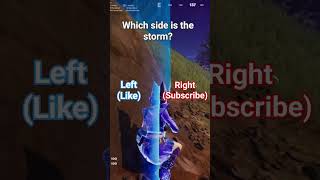 Which side is the storm ⛈️⚡️fortnite shorts [upl. by Rizas]