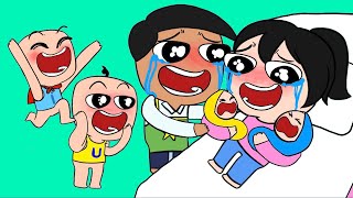 Kak Ros Melahirkan Bayi Kembar Abang Izham Upin Ipin Senang [upl. by Natale14]