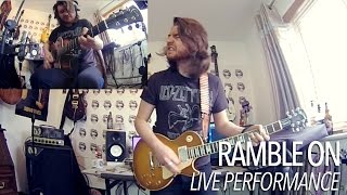 Ramble On  Led Zeppelin Full Guitar Cover [upl. by Elleinad]