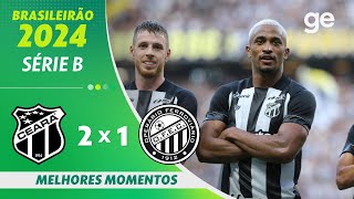 CEARÁ 2 X 1 OPERÁRIO  MELHORES MOMENTOS  25ª RODADA BRASILEIRÃO SÉRIE B 2024  geglobo [upl. by Dwain]