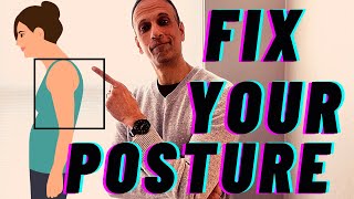 3 OSTEOPOROSIS POSTURE Exercises that WORK [upl. by Keverian]