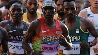 Eliud Kipchoge Paris Olympic ends in Heartbreak [upl. by Akelahs170]