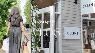 Come Luxury shopping with me at Bicester Village [upl. by Akiam704]