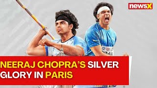 Paris Olympics Neeraj Chopra’s Silver Glory in Paris  NewsX [upl. by Elene]