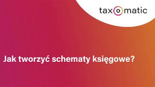 Jak tworzyć schematy księgowe [upl. by Eirrac]