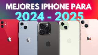 Los Mejores iPhones Para Comprar en 2024 y 2025 🔥 [upl. by Eralcyram207]